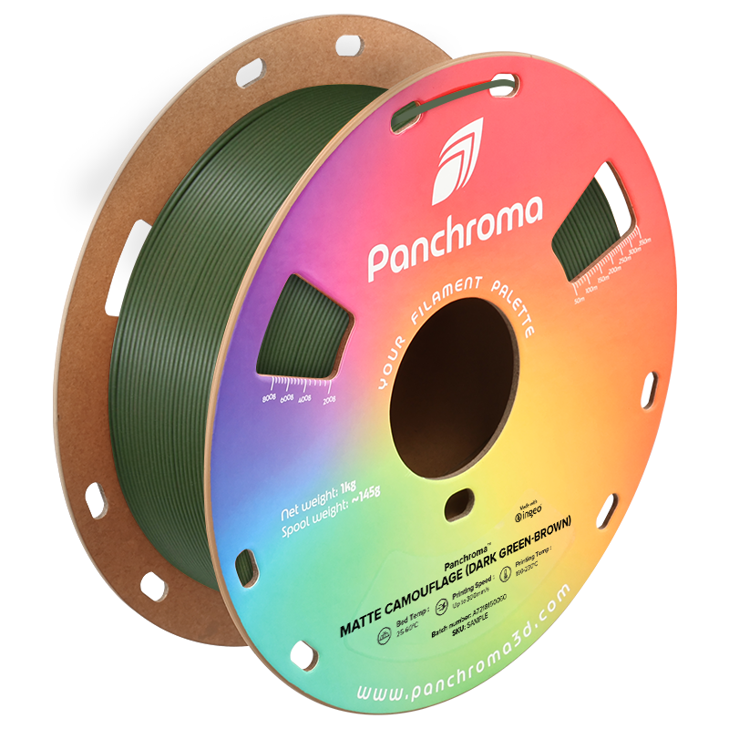 Panchroma™ Dual Matte PLA (Formerly PolyTerra™ Dual) - Camouflage (Dark Green- Brown) - 1.75mm - 1KG